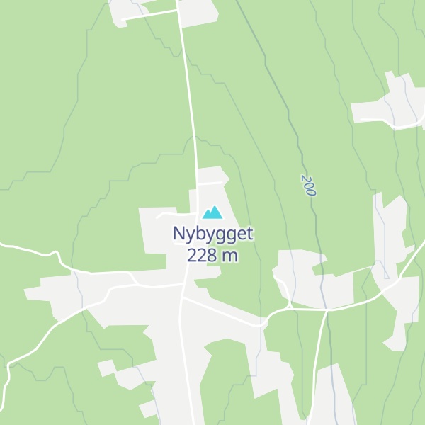 Map of Nybygget
