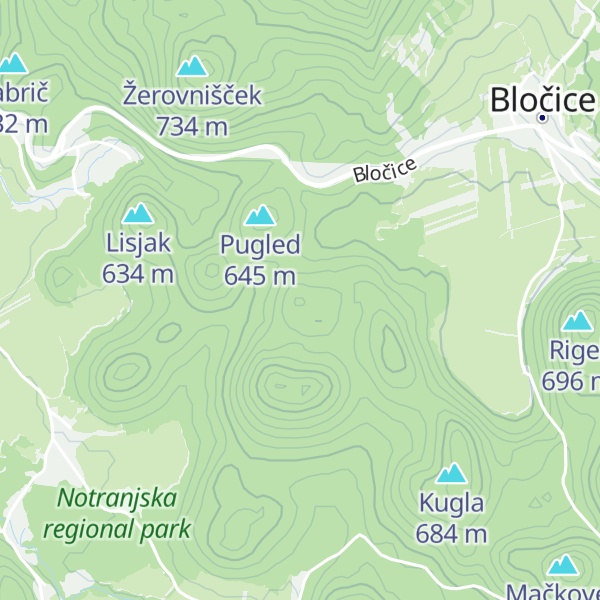 Map of Mali Drstvenik
