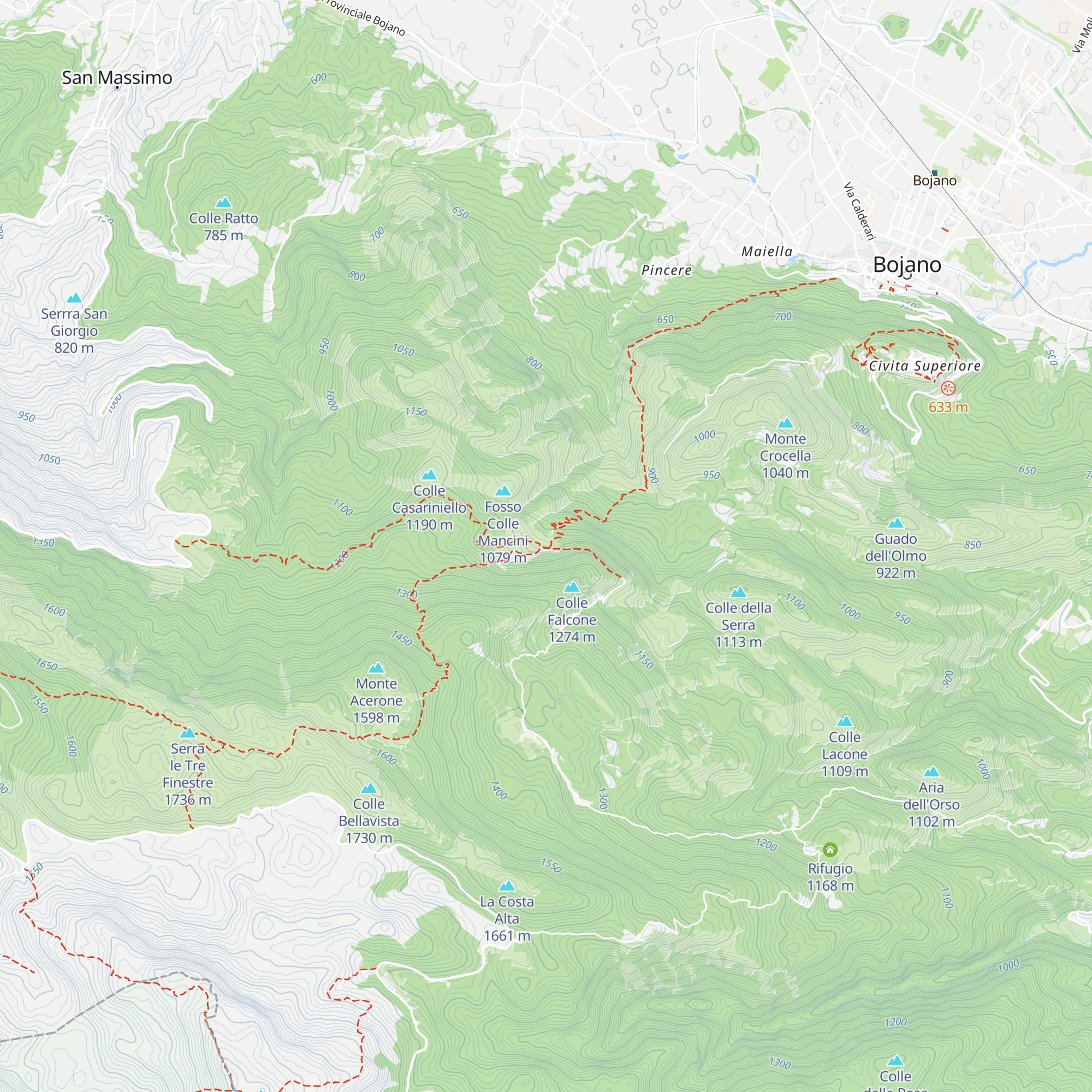 Rifugio Sant'Egidio map