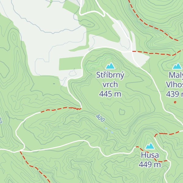 Map of Bivaková stěna