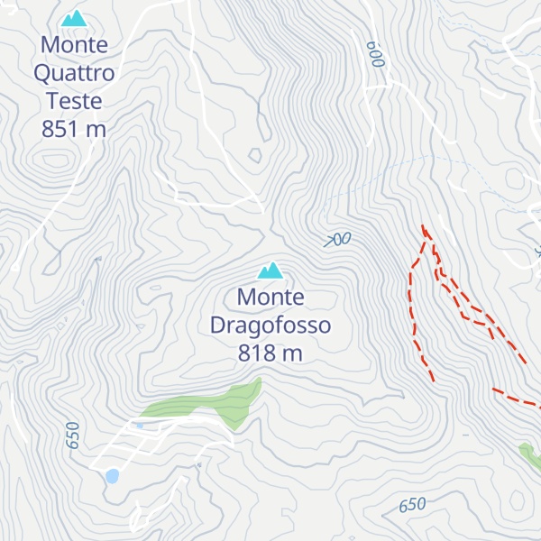 Map of Monte Dragofosso