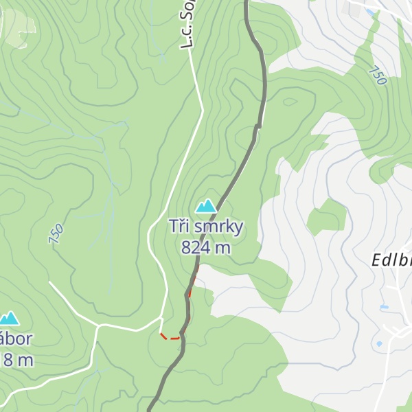 Map of Tři smrky