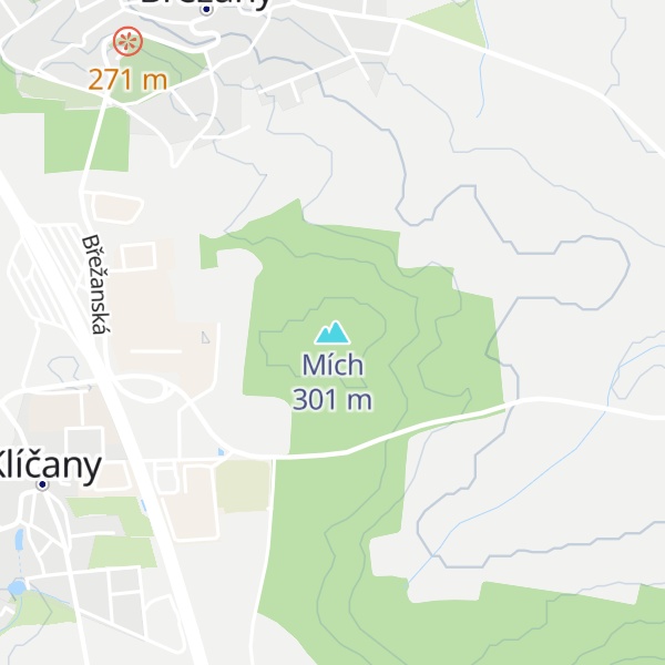 Map of Mích