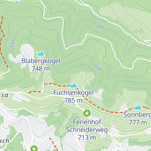 Map of Simons Hütte