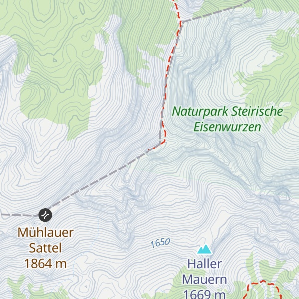 Map of Kreuzmauer
