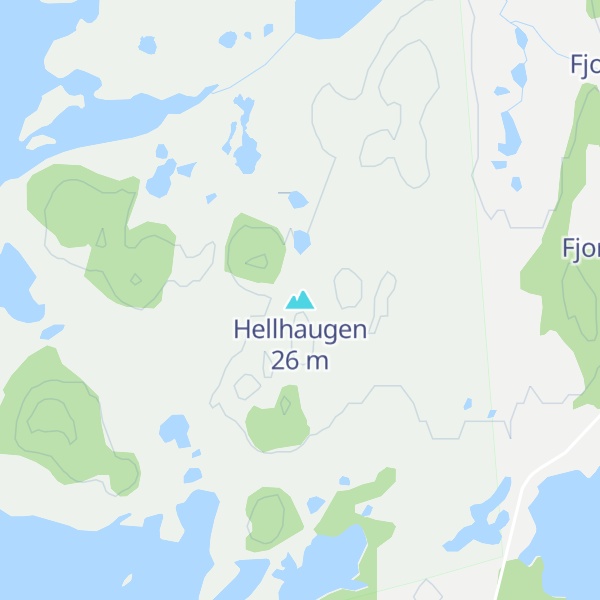 Map of Hellhaugen