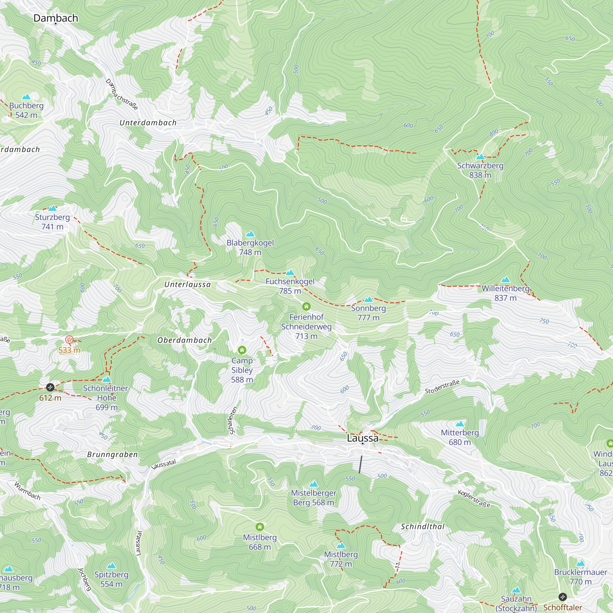 Ferienhof Schneiderweg map