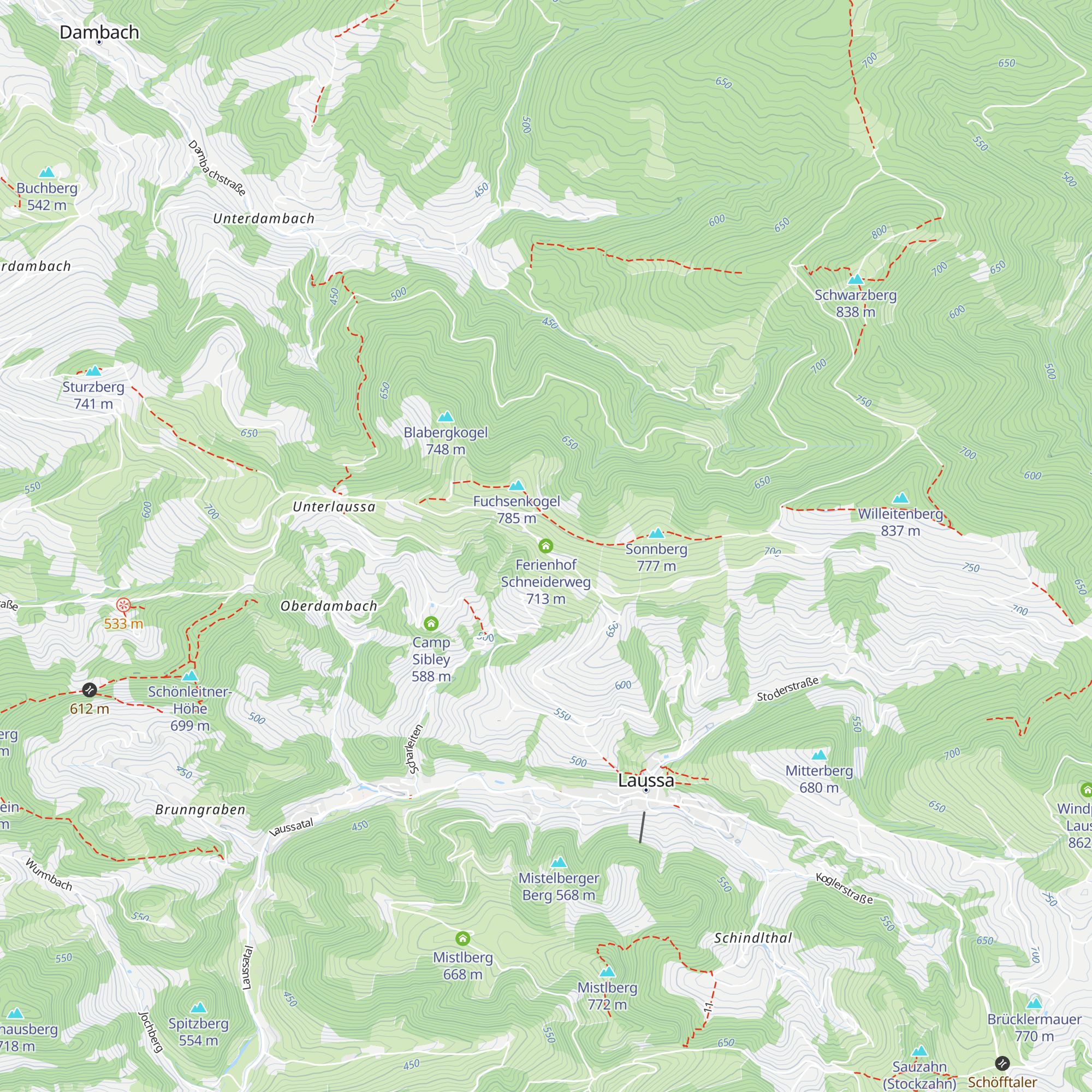 Ferienhof Schneiderweg map