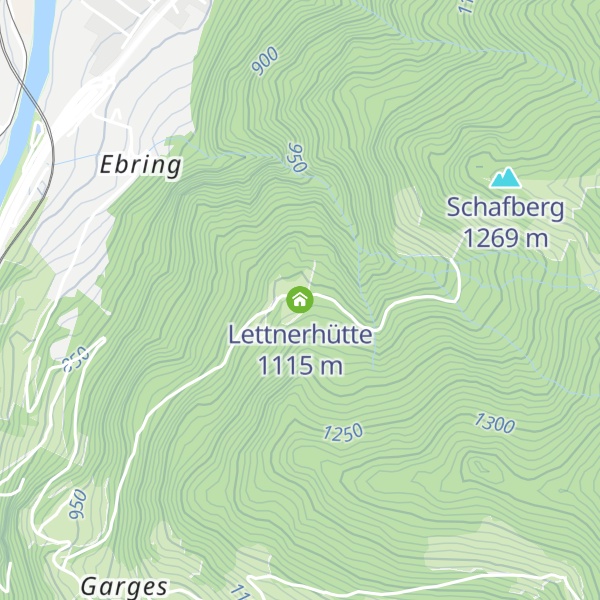 Map of Lettnerhütte