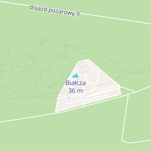 Map of Białcza