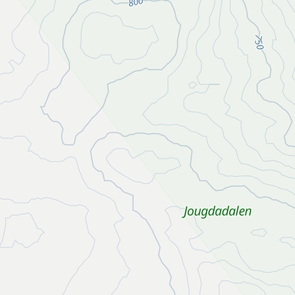 Map of Flatfjället