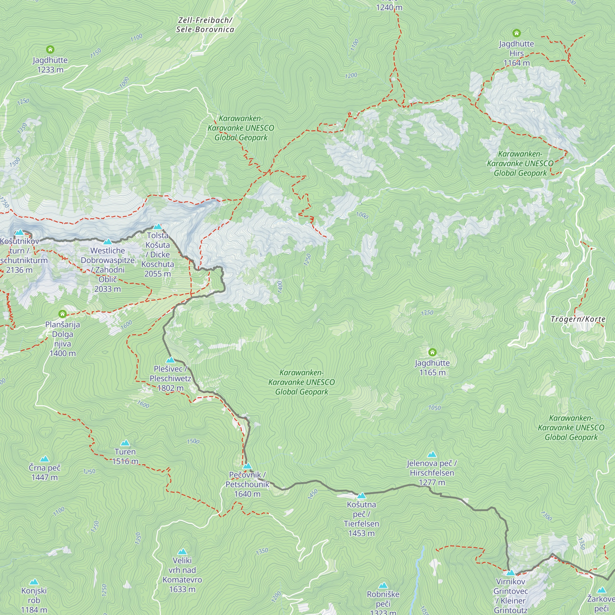 Florianhütte map