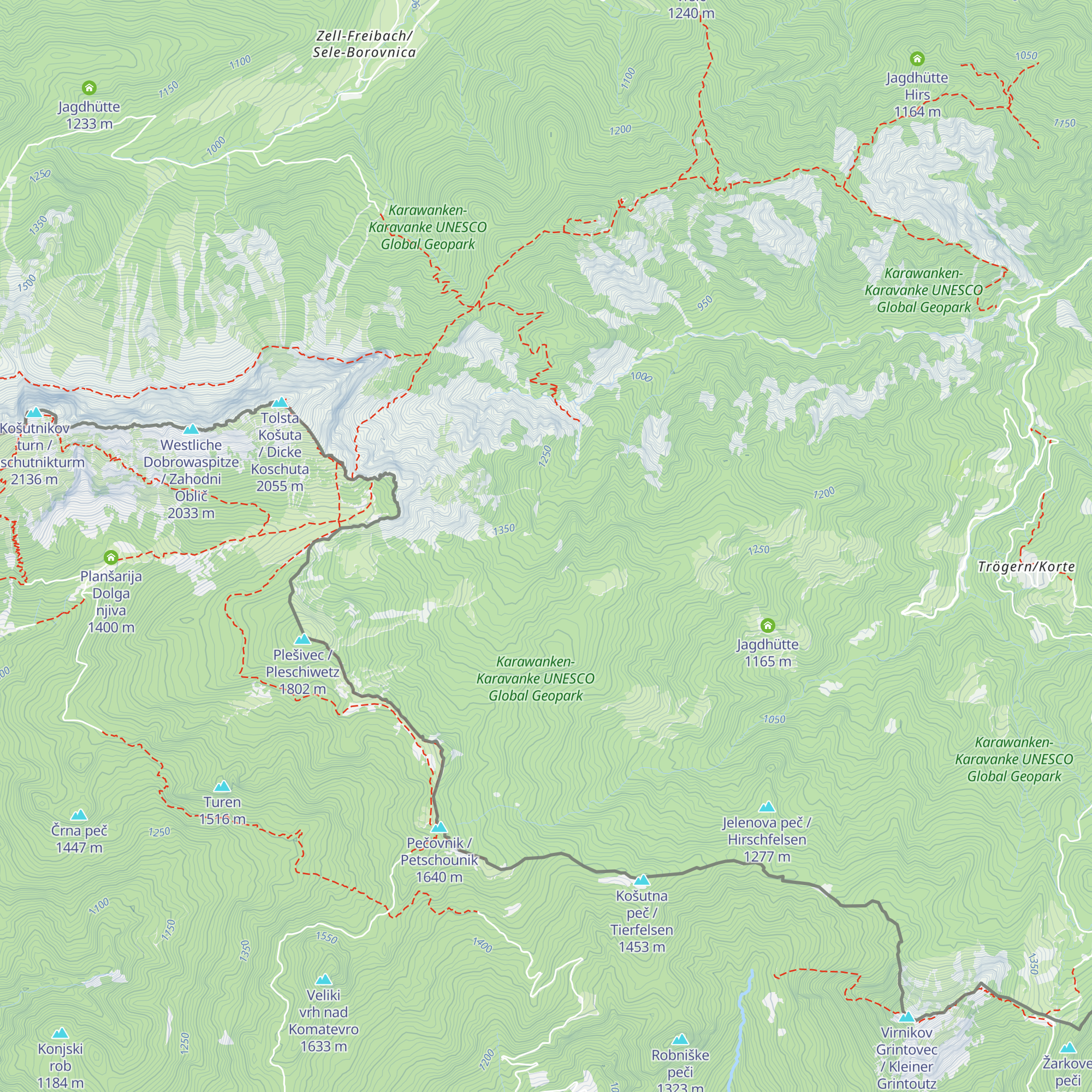 Florianhütte map