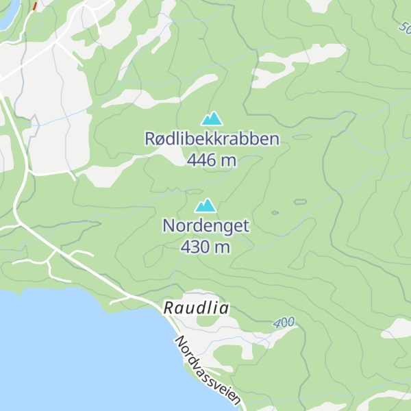 Map of Nordenget