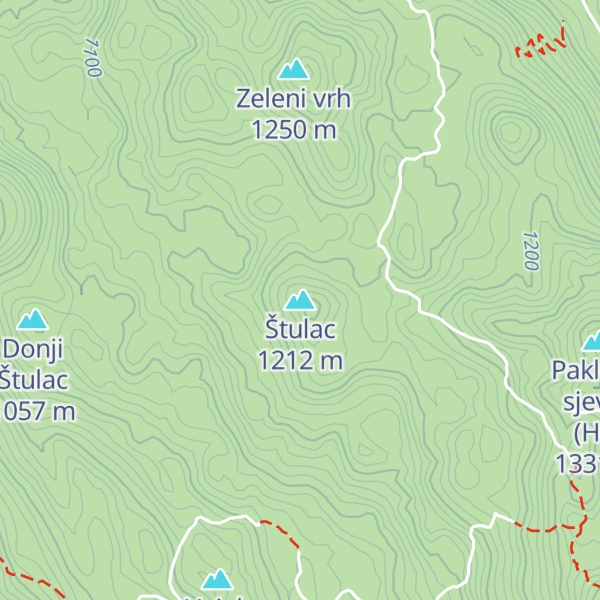 Map of Štulac