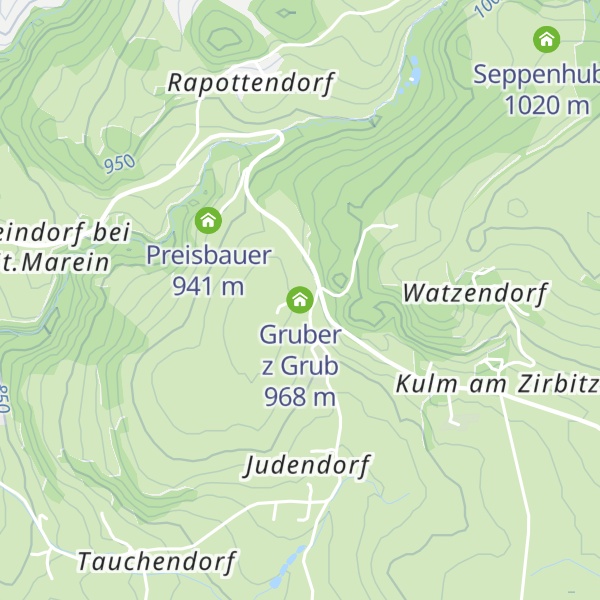 Map of Gruber z Grub