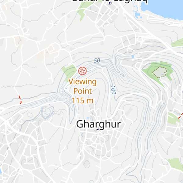 Map of Ġebel San Pietru