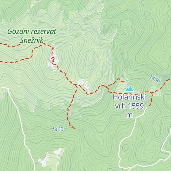 Map of Grčovski vrh