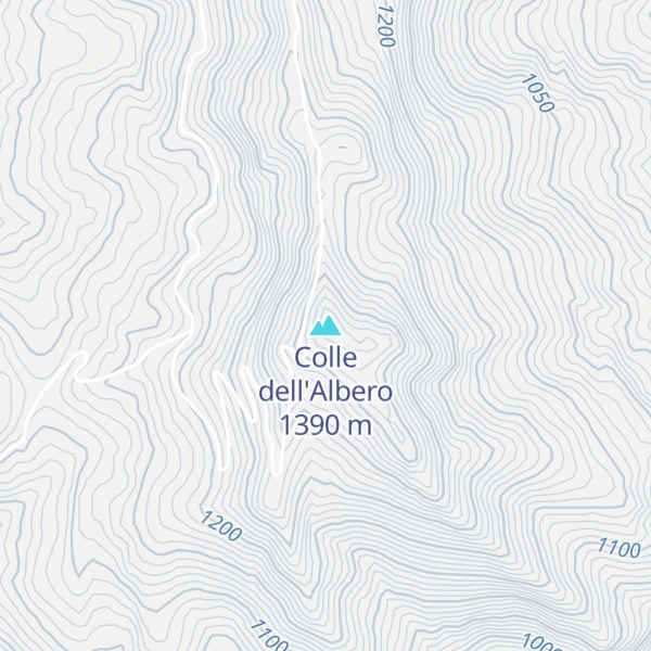 Map of Colle dell'Albero