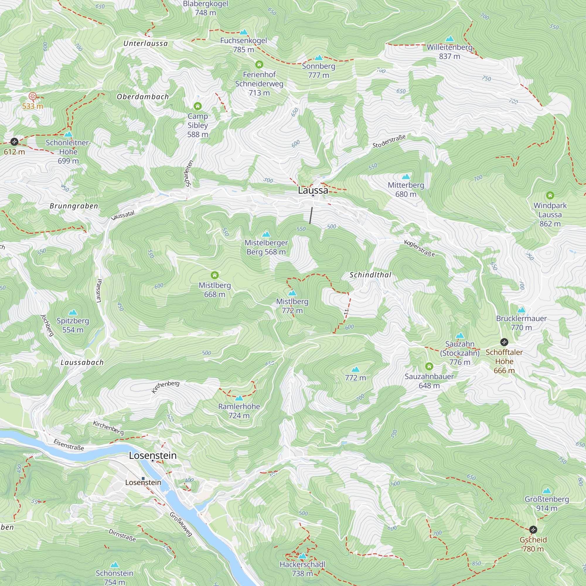 Spitzberghütte map