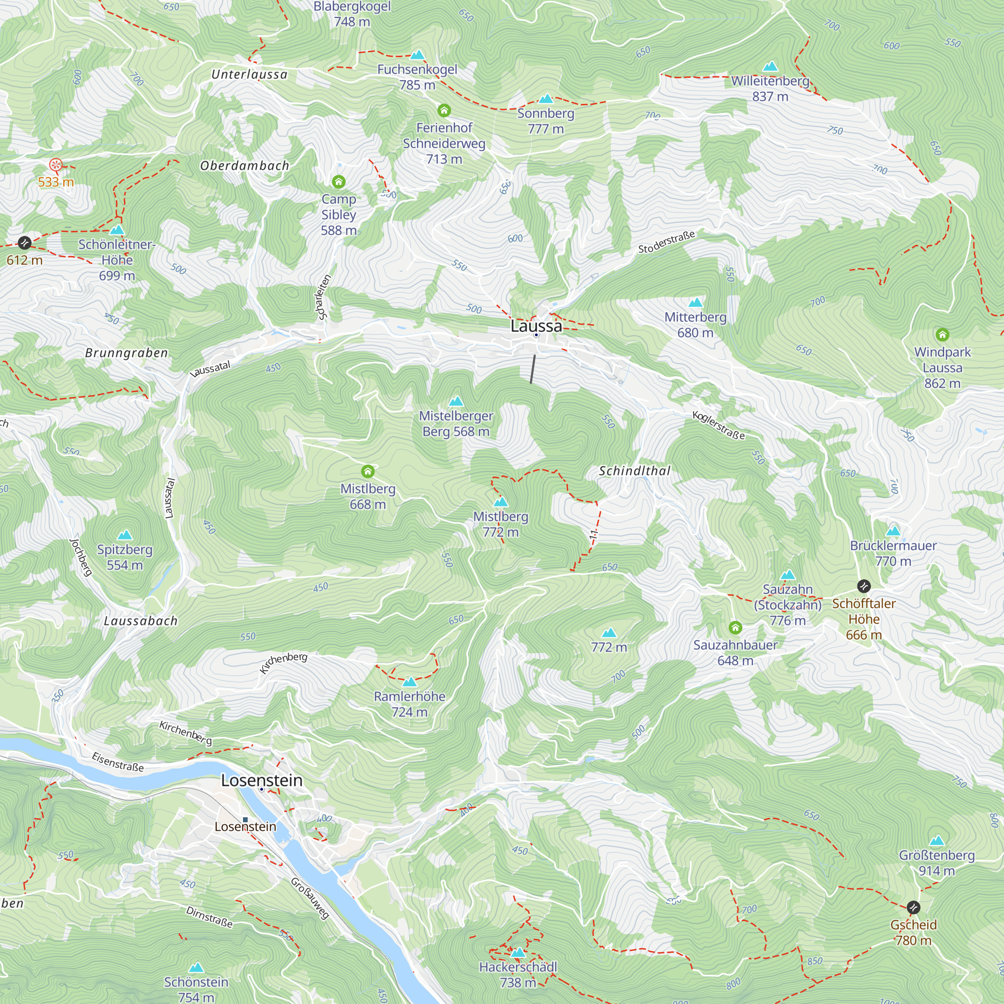 Spitzberghütte map