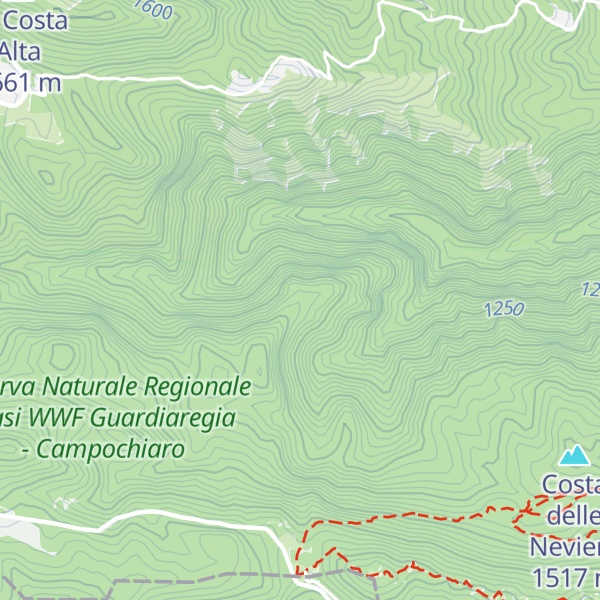 Map of Colle di Mezzo