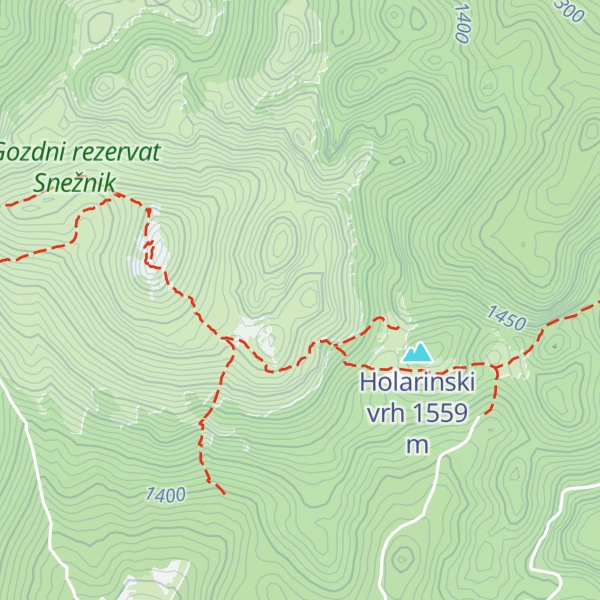 Map of Kindlerjev vrh