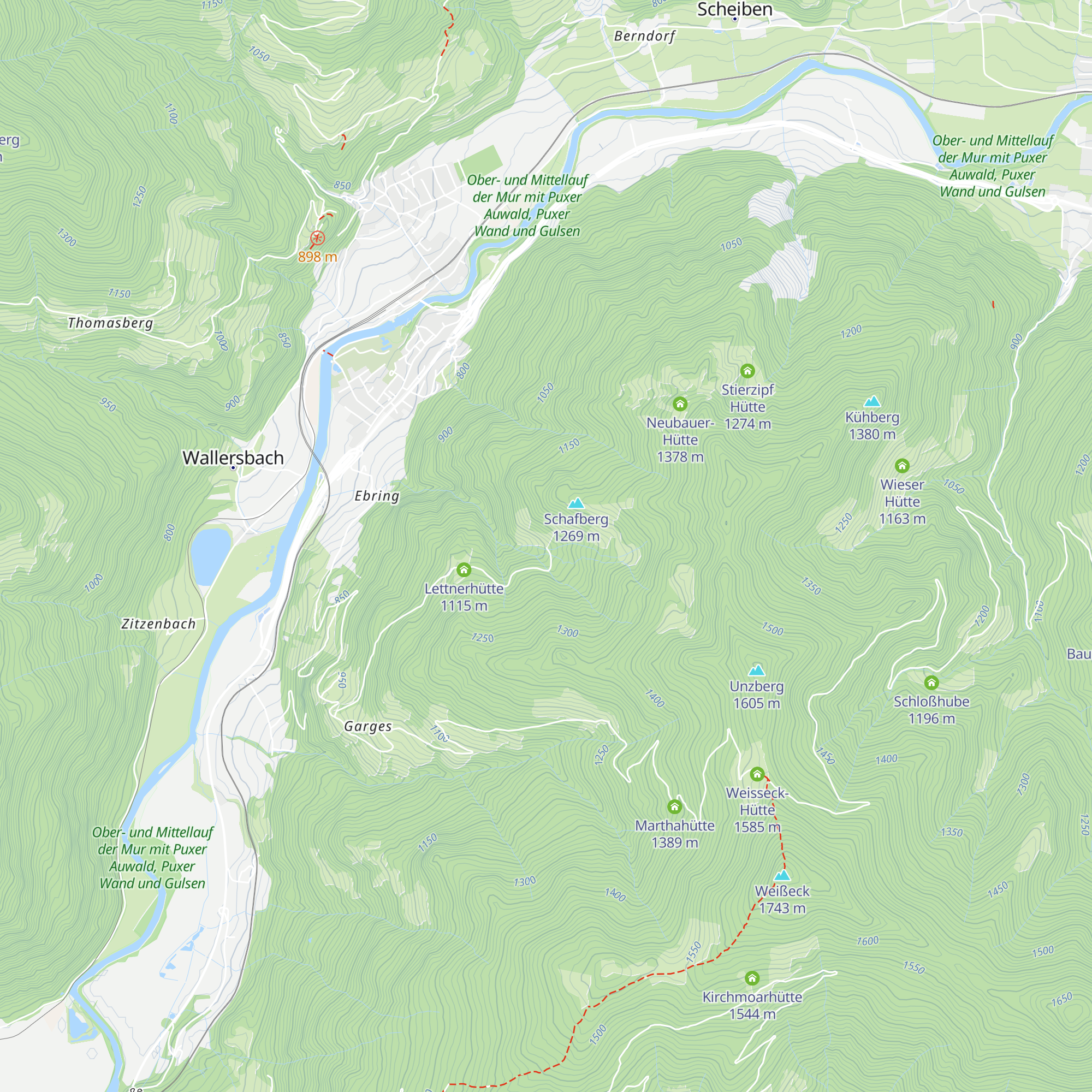 Graslhütte map