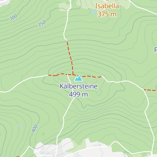 Map of Kälbersteine
