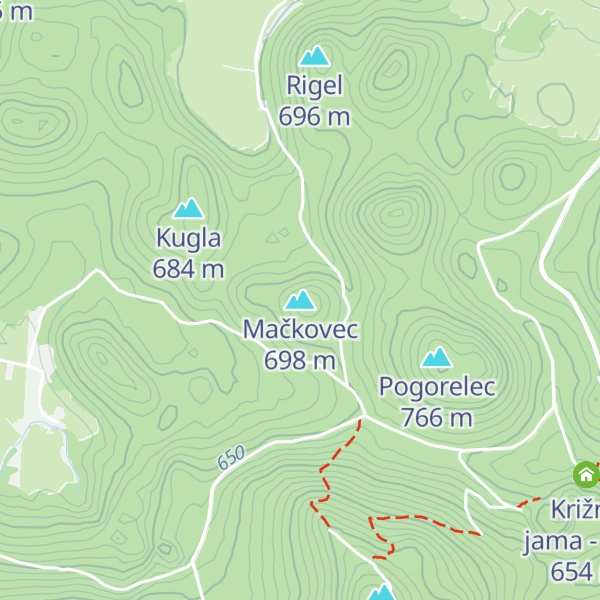 Map of Mačkovec
