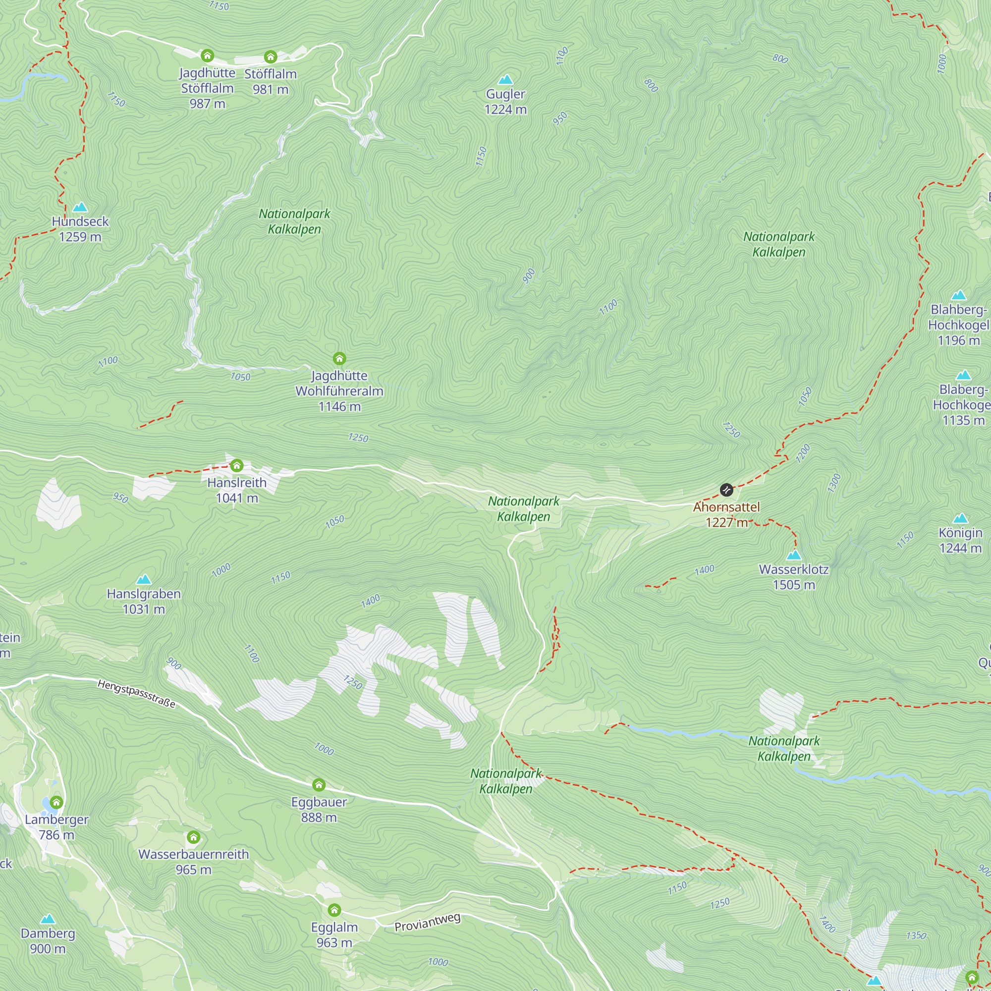 Hanslalm map