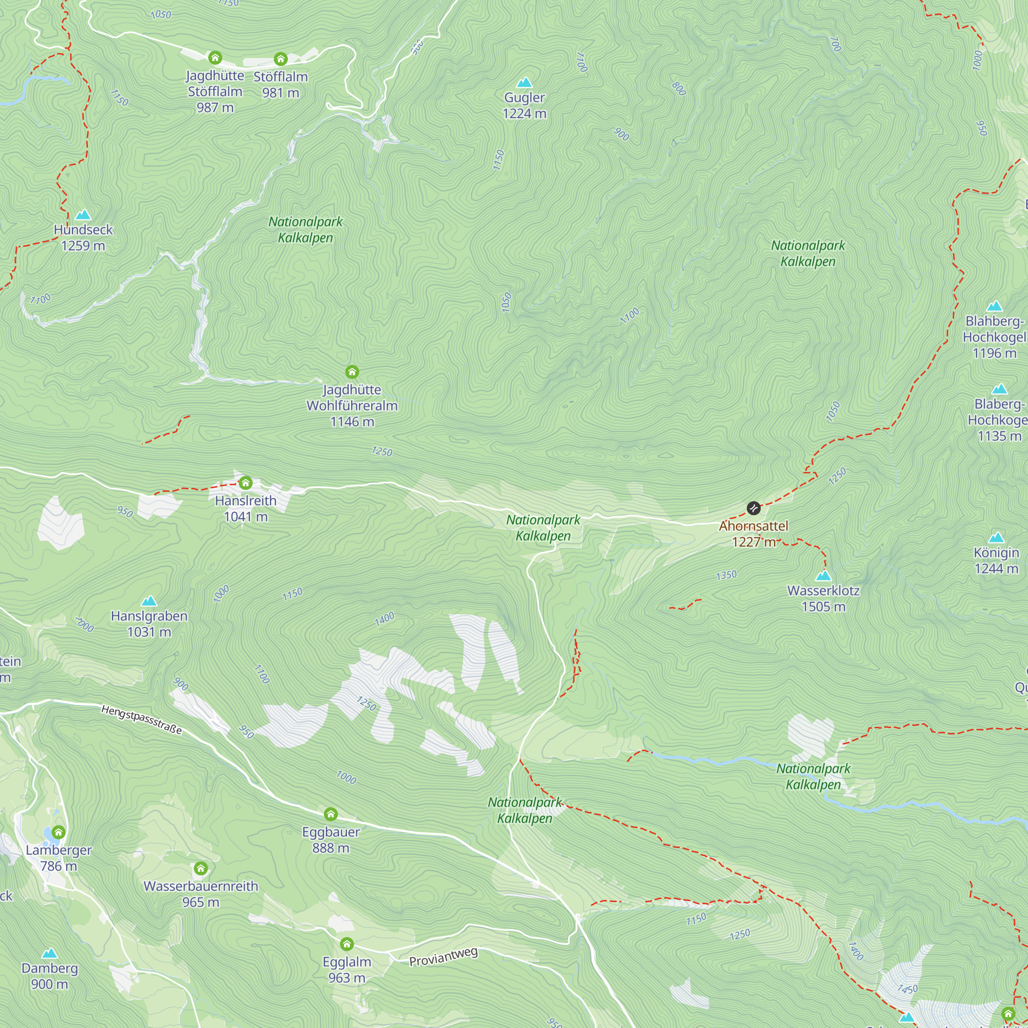 Hanslalm map