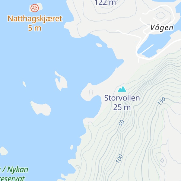 Map of Kvalhovdhaugen