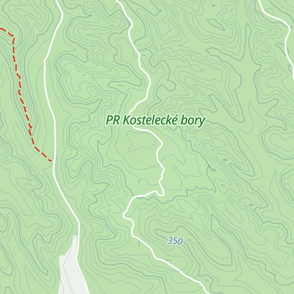 Map of Kostelec