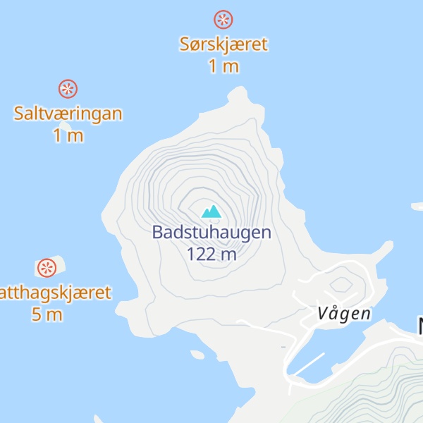 Map of Badstuhaugen
