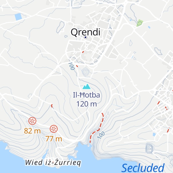 Map of Il-Ħotba