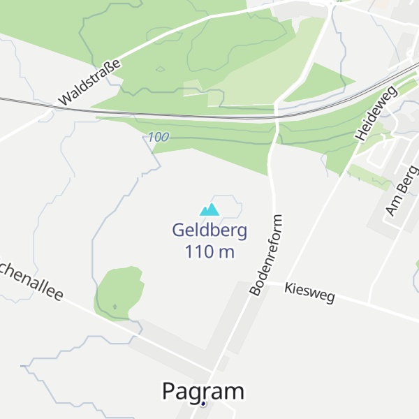 Map of Geldberg