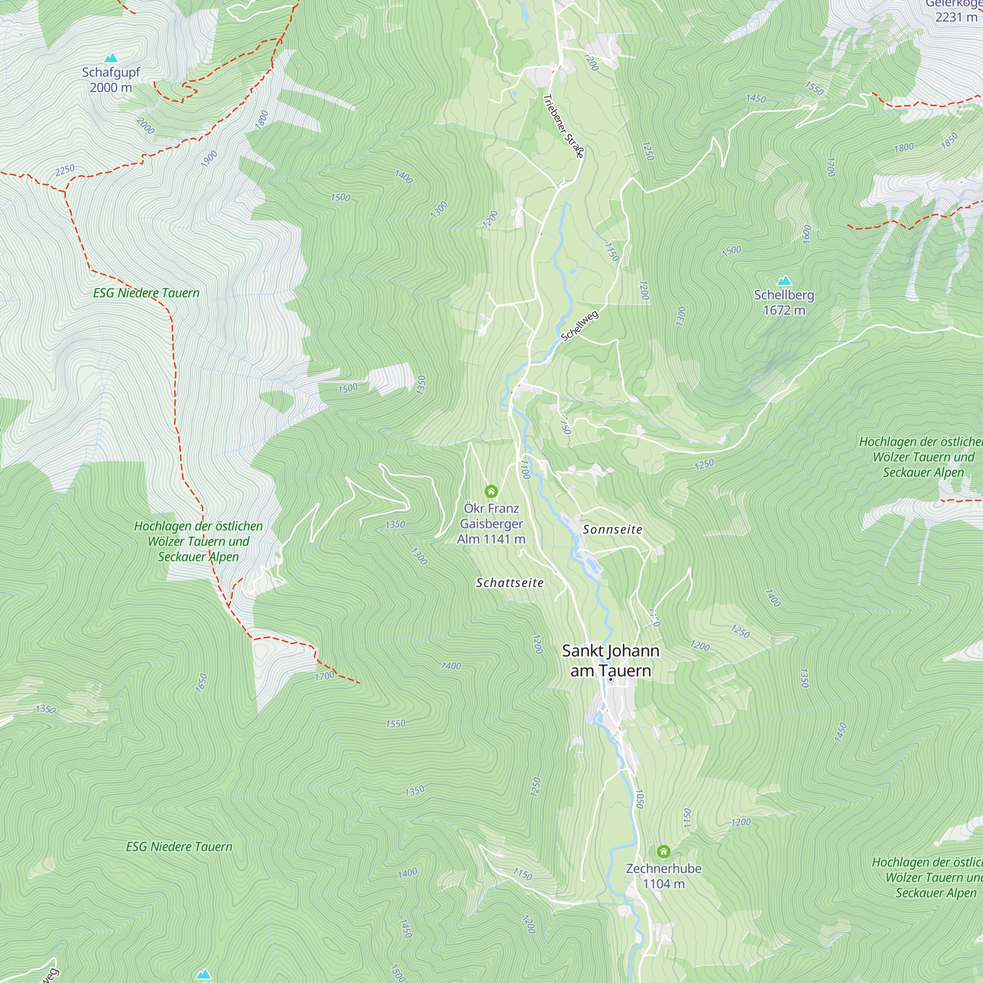 Ökr Franz Gaisberger Alm map