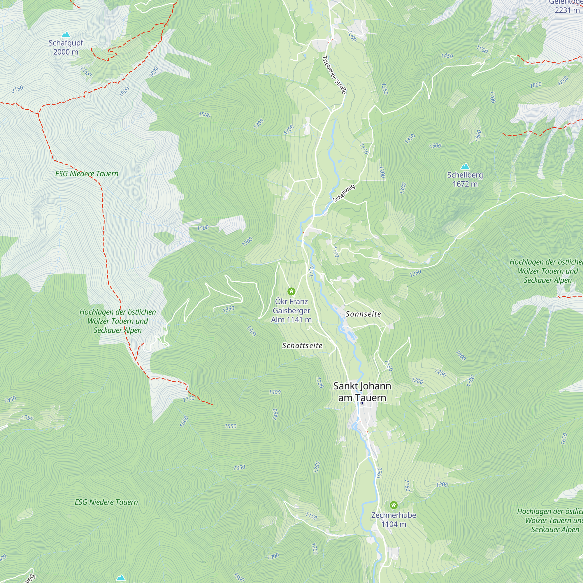 Ökr Franz Gaisberger Alm map