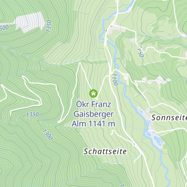 Map of Ökr Franz Gaisberger Alm