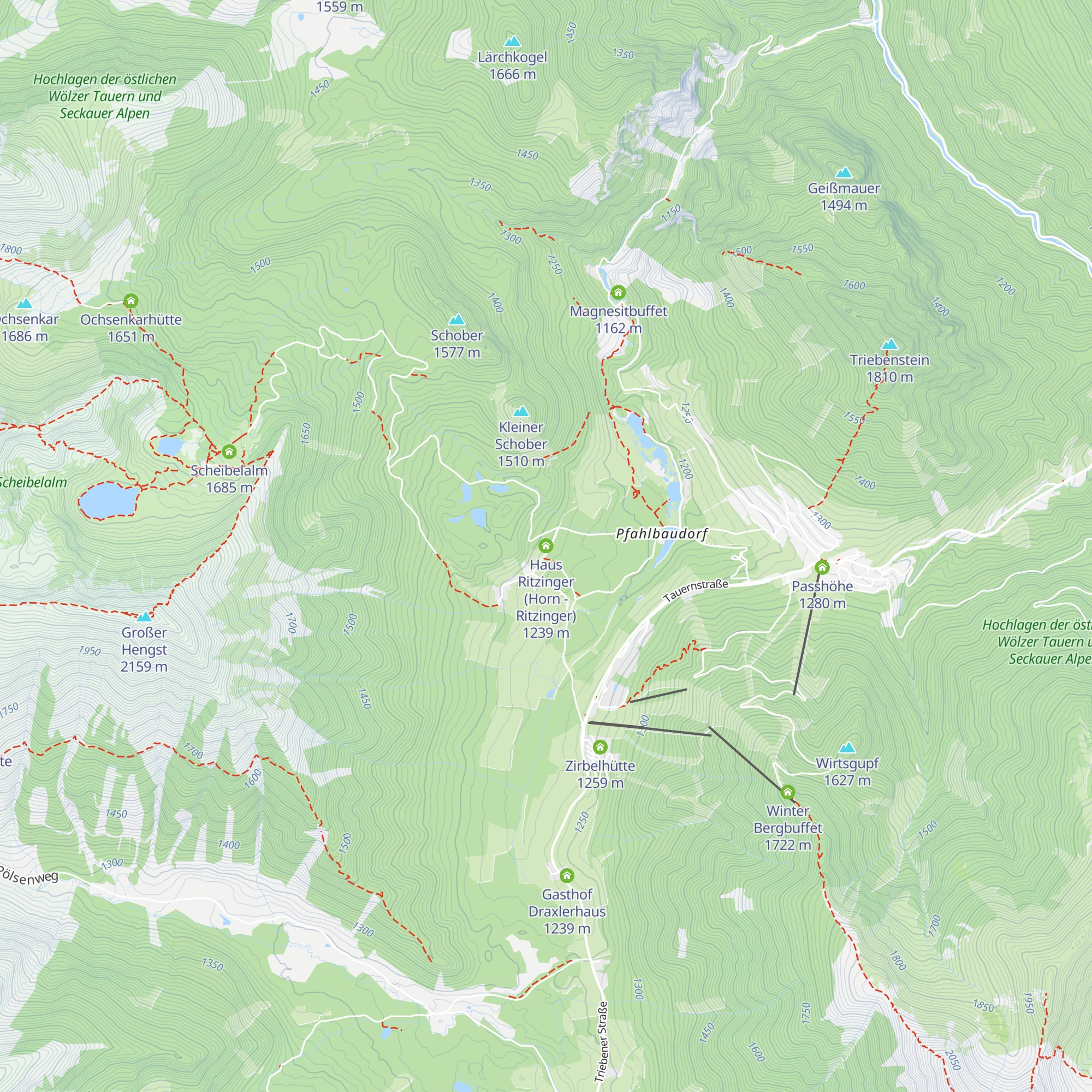 Haus Ritzinger (Horn - Ritzinger) map