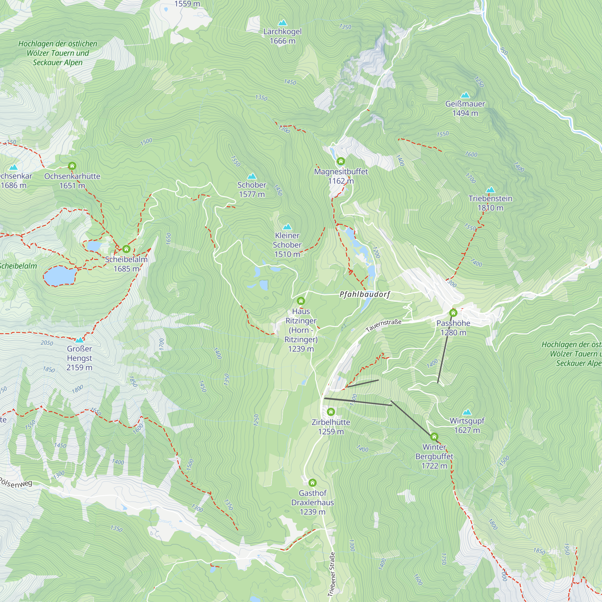 Haus Ritzinger (Horn - Ritzinger) map