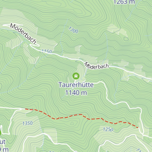 Map of Taurerhütte