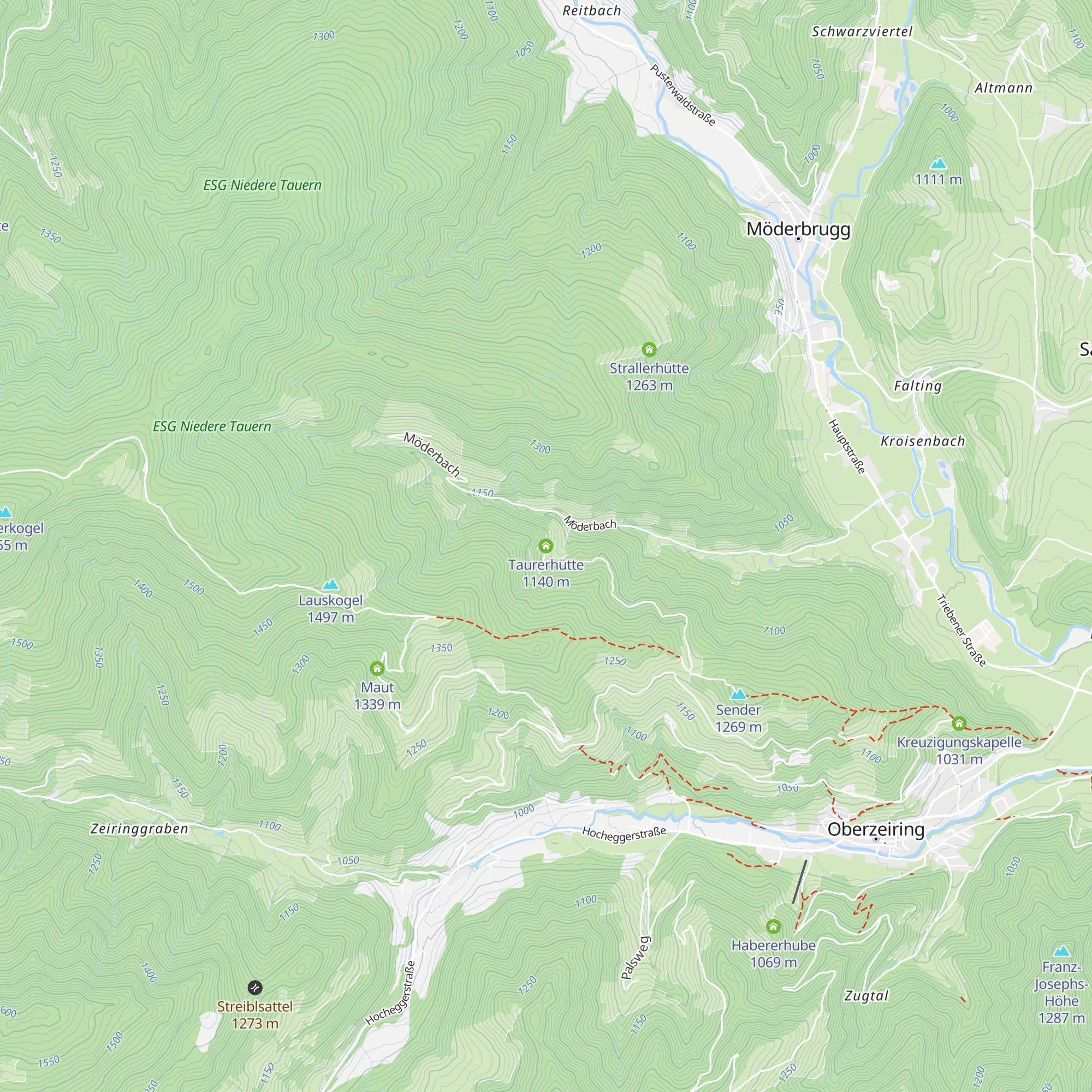 Taurerhütte map