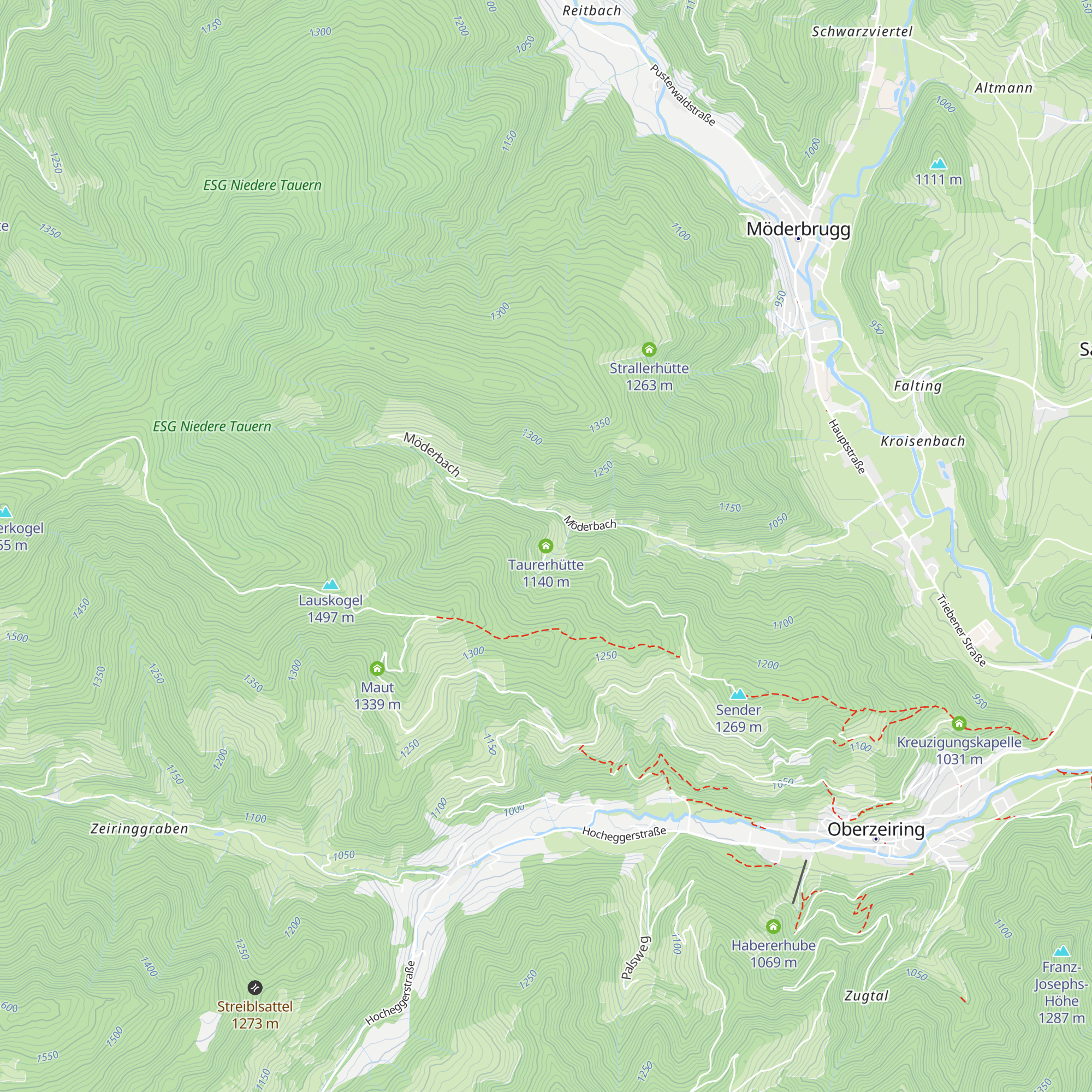 Taurerhütte map