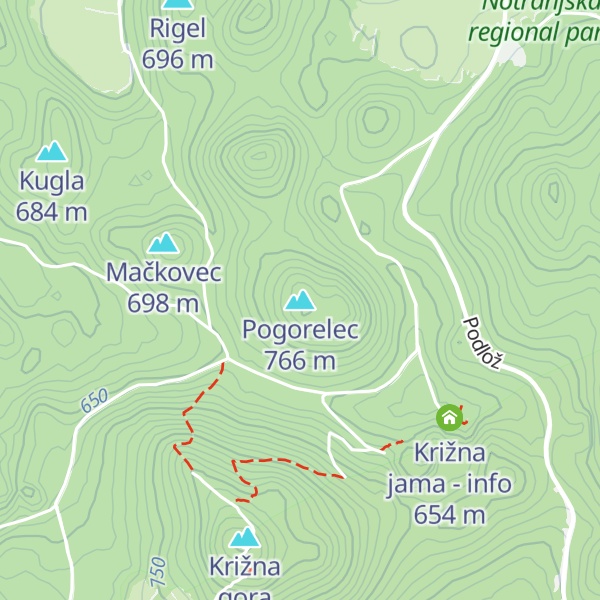 Map of Pogorelec