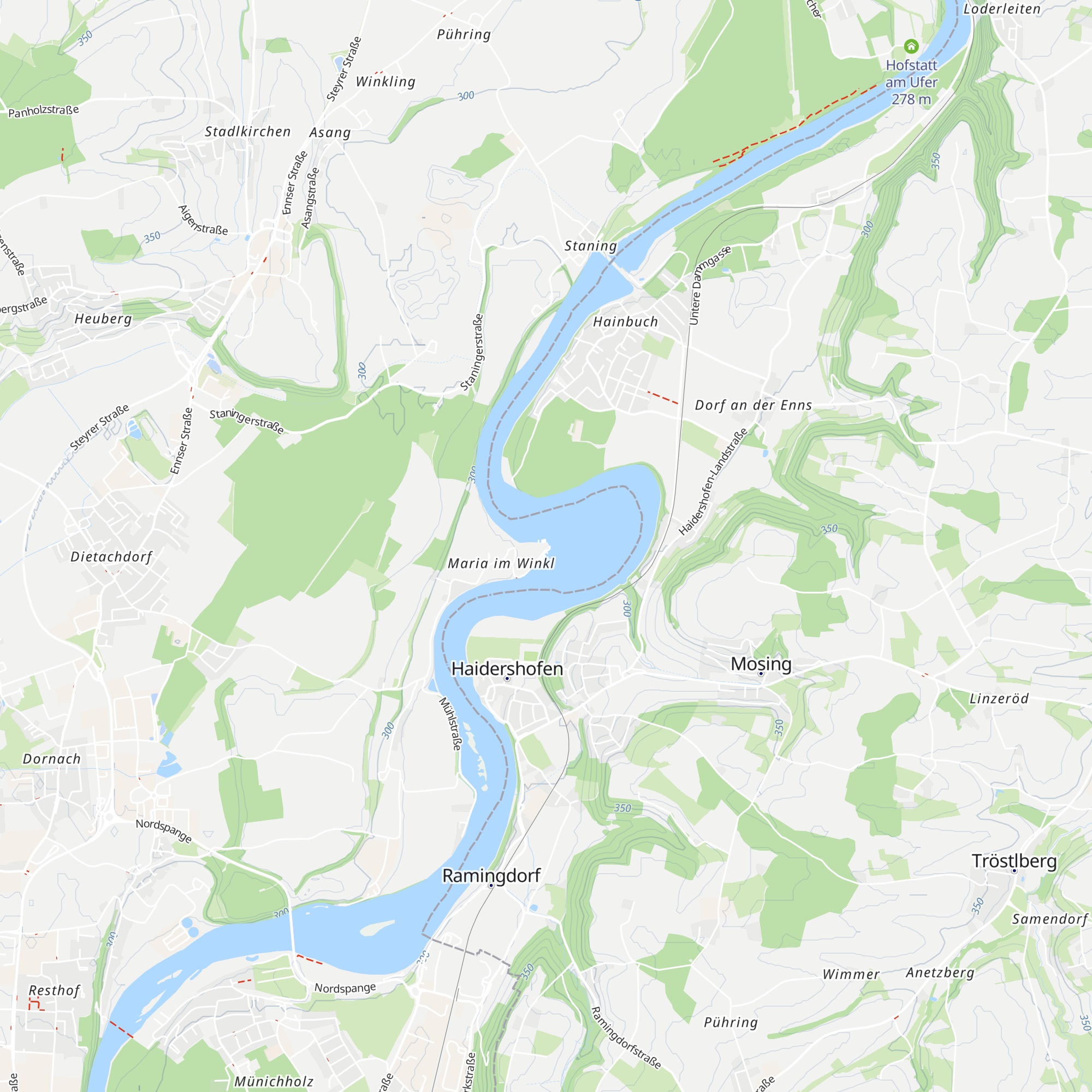 Forelle Steyr map