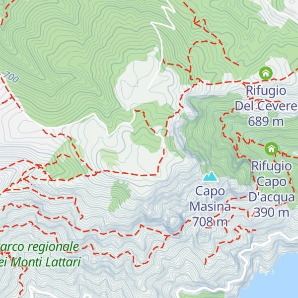 Map of Punta Calabrice