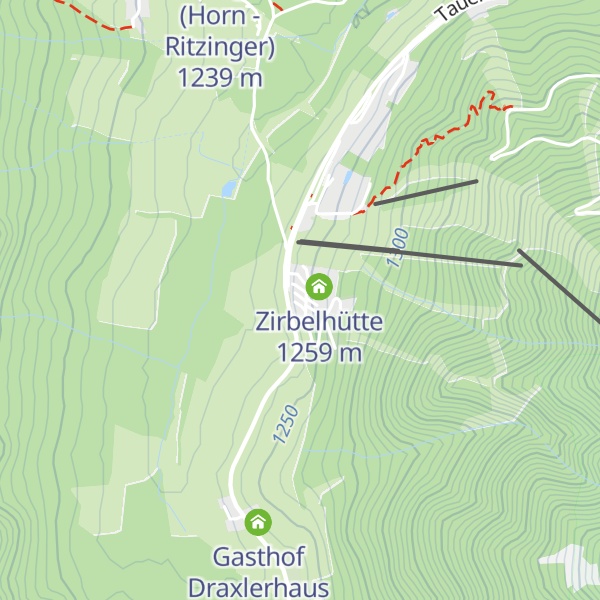Map of Chalet Montagna