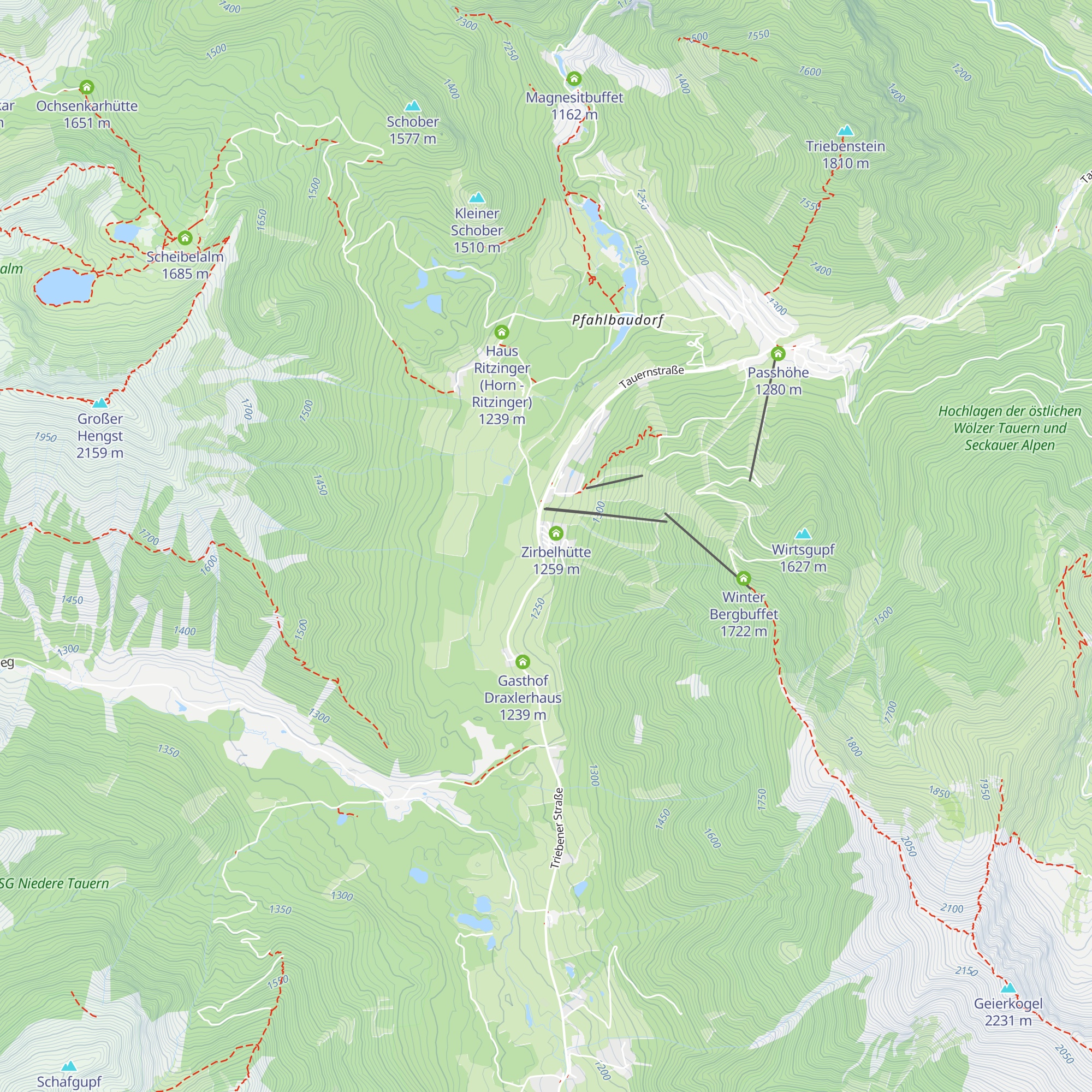 Bergliebe map